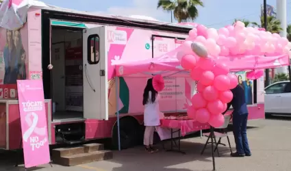 A disposicin de las mujeres el mastgrafo mvil en las instalaciones de Macropl