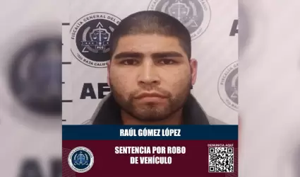 Dentenciado por robo de veh�culo