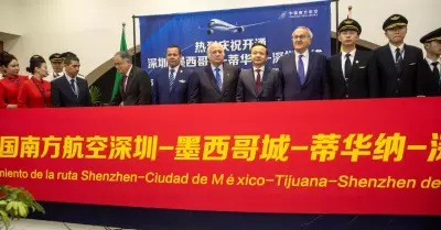 Vuelo reanudado M�xico-China es con escala en Tijuana