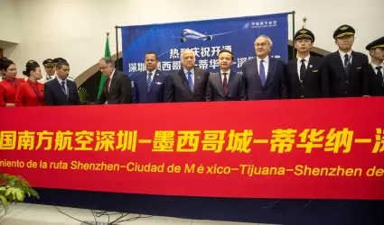 Vuelo reanudado M�xico-China es con escala en Tijuana