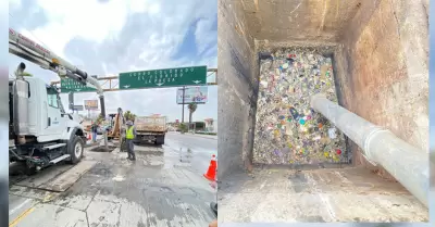 Mantenimiento correctivo en bulevar Insurgentes