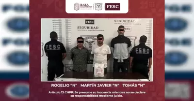 Detenidos con 2.6 kilos de metanfetamina