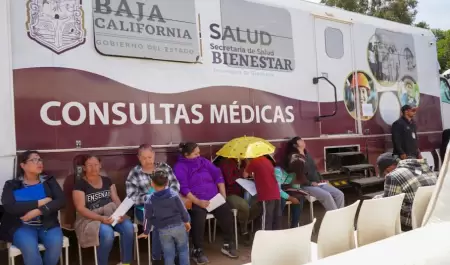 Ofrecen centros de salud mviles servicios gratuitos en San Quintn, Tijuana y M