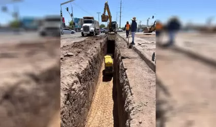 Realiza CESPM cierre temporal de vialidad por instalaci�n de tuber�a del emisor 