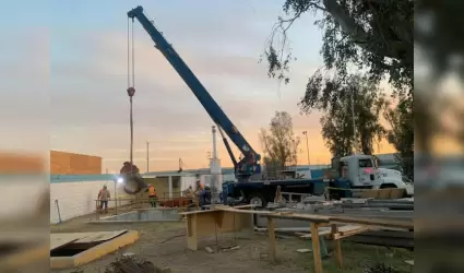 Realiza CESPM reposici�n de v�lvula de seccionamiento en planta de bombeo