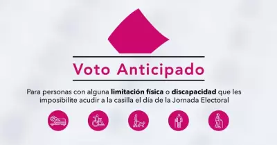 Emitieron su voto anticipado 89 personas que se encuentran imposibilitas f�sicam