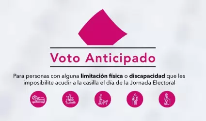 Emitieron su voto anticipado 89 personas que se encuentran imposibilitas f�sicam