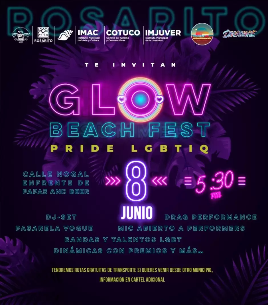 Glow Beach Fest Pride LGBTIQ