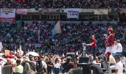 Claudia Sheinbaum recibe el respaldo de m�s de 2 millones de personas en su camp
