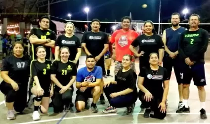 CESPM invicto en el voleibol de los juegos bur�cratas 2024