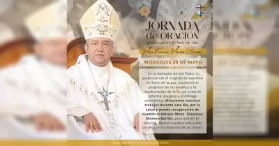 Arquidicesis de Tijuana dedica actividades a la salud del arzobispo tras compli