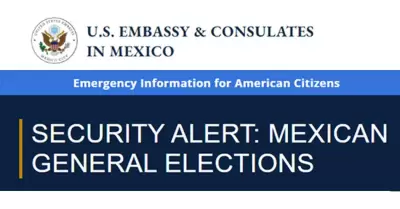 Gobierno de EEUU lanza alerta de seguridad por elecciones en M�xico