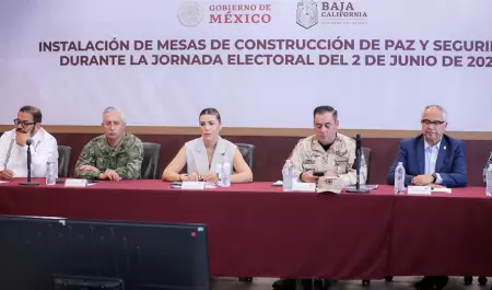 Se suma gobernadora Marina del Pilar a mesa de seguridad nacional para la jornad