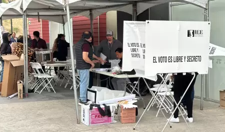 Comenz la instalacin de casetas en Tijuana