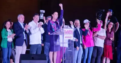 Claudia Sheinbaum celebra en el Z�calo: "Este es el triunfo del pueblo de M�xico