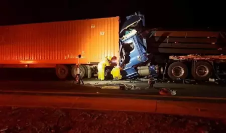 Accidente en la autopista Tijuana-Mexicali deja un conductor fallecido y provoca
