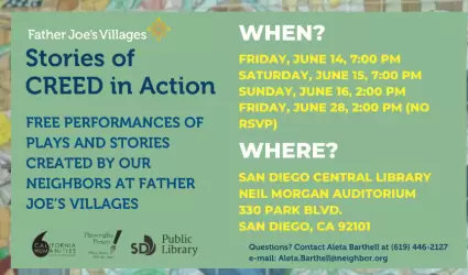 Father Joe's Villages present� narrativas de superaci�n de la indigencia escrita