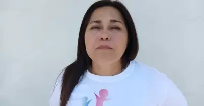 Lizeth Villalobos, dirigente de Conservando los Valores de la Familia