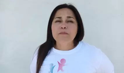 Lizeth Villalobos, dirigente de Conservando los Valores de la Familia