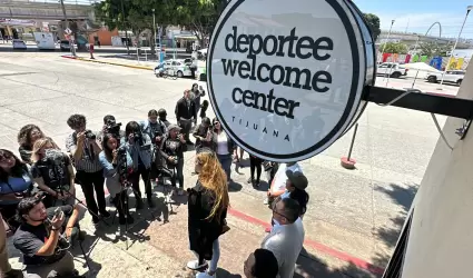 Inauguran m�dulo de atenci�n para migrantes deportados en El Chaparral