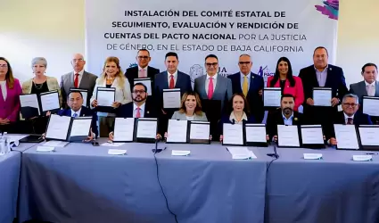 Comit� estatal para evaluar el pacto nacional por la justicia de g�nero