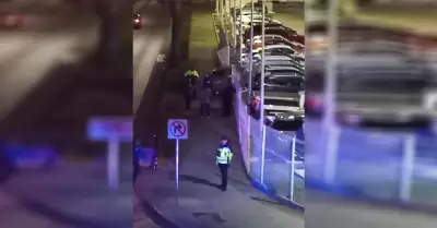 Accidente en la V�a R�pida Oriente: automovilista a exceso de velocidad impacta