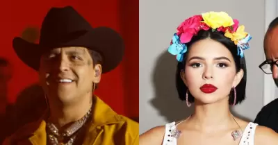 Christian Nodal y �ngela Aguilar
