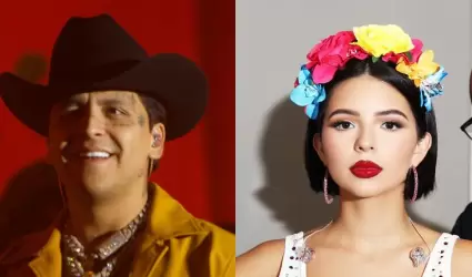 Christian Nodal y �ngela Aguilar