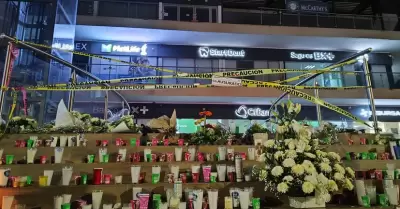 Memorial para honrar a v�ctimas de antro Rich