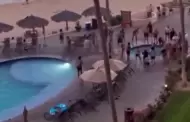 VIDEO: Muere hombre al electrocutarse en rea de albercas de complejo turstico en Puerto Peasco