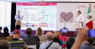 Refuerza Marina del Pilar puntos de hidrataci�n en Baja California ante las alta