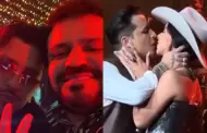 VIDEO La reacci�n del pap� de Nodal ante afecto de su hijo y �ngela Aguilar