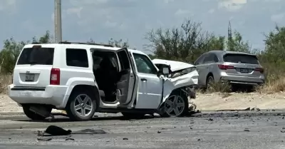 Accidente donde particip� el equipo de avanzada de Claudia Sheinbaum