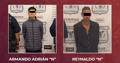 Detienen a dos personas con �rdenes de aprehensi�n activas en Ensenada