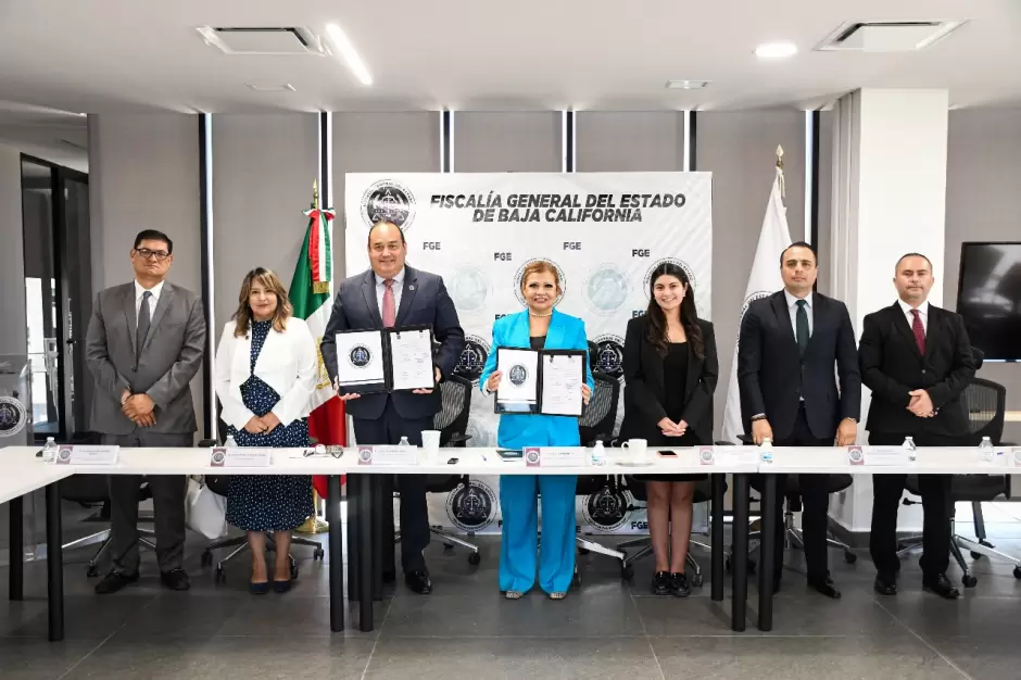 Firman convenio de colaboraci�n FGE y CEDH