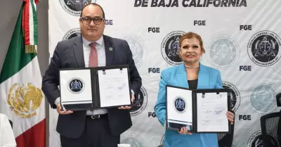 Firman convenio de colaboraci�n FGE y CEDH