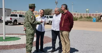 Claudia Sheinbaum junto a presidente Andr�s Manuel L�pez Obrador