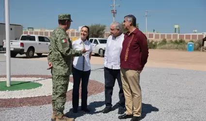 Claudia Sheinbaum junto a presidente Andr�s Manuel L�pez Obrador