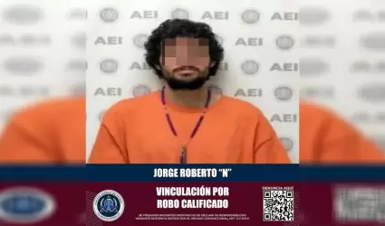 Individuo es vinculado a proceso por robo calificado a casa habitaci�n