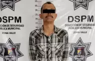 DSPM asegura a presunto responsbale de allanamiento de morada y robo en grado de tentativa