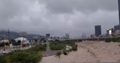 Efectos de la tormenta tropical "Alberto" en Nuevo Le�n
