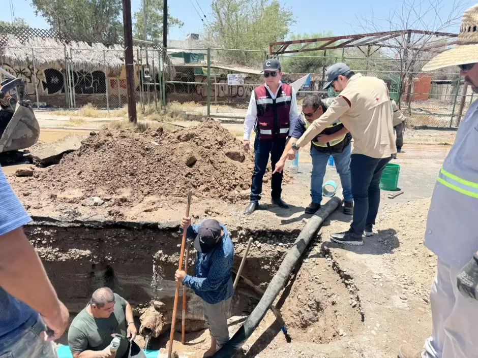 Director de CESPM realiza recorrido por obras de infraestructura hdrica en Mexicali