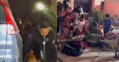 Rescate de una mujer de 70 a�os en vivienda de la colonia Valle Verde