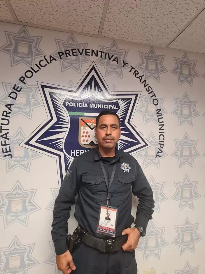 Jes�s Francisco Vieda Grijalva, oficial de la Polic�a Preventiva de Hermosillo