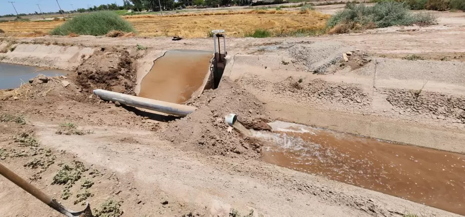 Trabajos de reparacin en la planta potabilizadora del KM 43