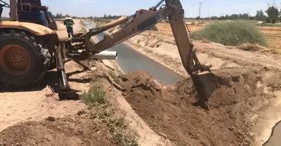 Trabajos de reparacin en la planta potabilizadora del KM 43