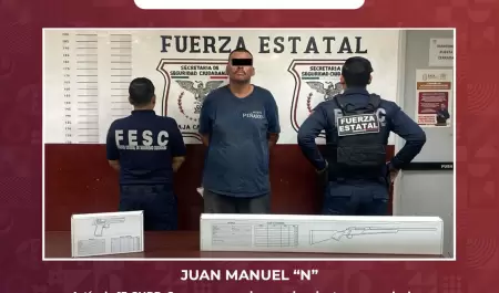 Hombre armado en Mexicali