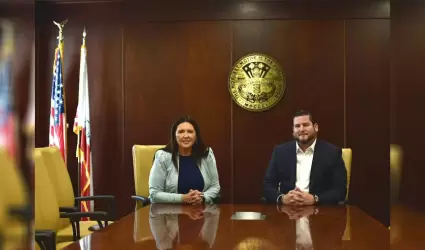 Reafirman Ismael Burgue�o y Nora Vargas la importancia de la colaboraci�n binaci