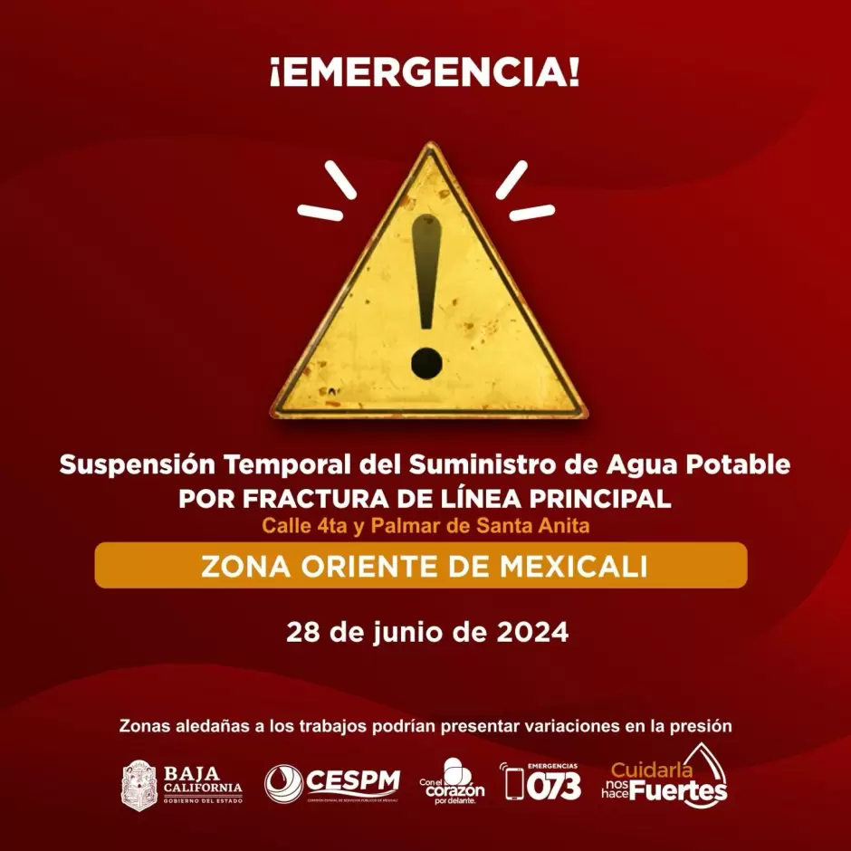 Fractura en lnea de agua potable en Gonzlez Ortega afecta el suministro