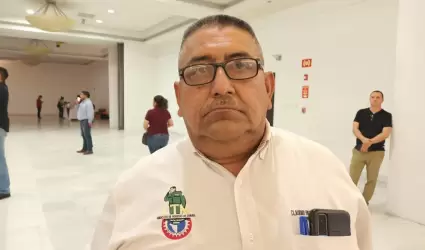 Claudio Huidobro C�rdenas, dirigente del Sindicato de Guardias de Seguridad